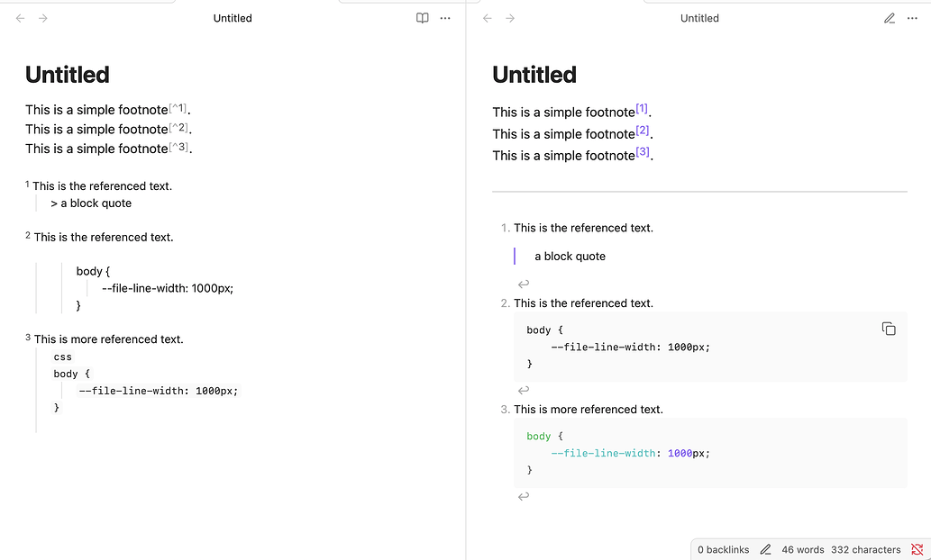 Can quote or code block be used in footnotes? - #2 by ariehen - Help ...