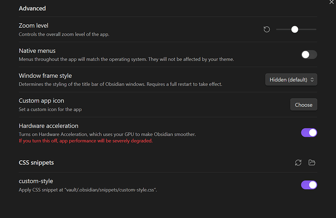 Need help enabling css code - Help - Obsidian Forum