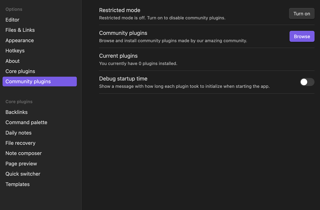 Can not turn on my restricted mode - Help - Obsidian Forum