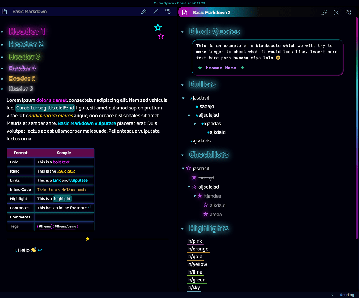 Theme Bubble Space Share & showcase Obsidian Forum