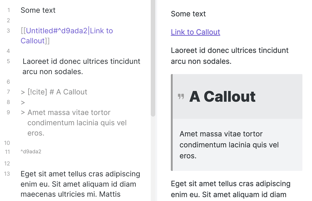 Link to callout heading Feature requests Obsidian Forum