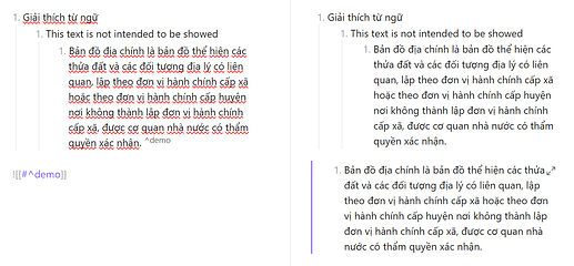 embedded link to block