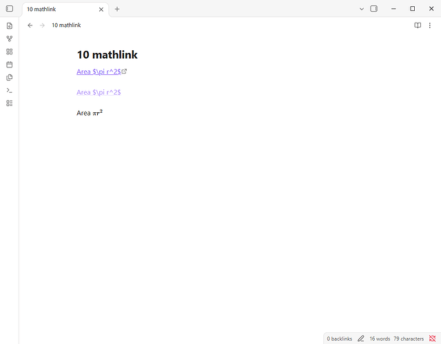 $math$ inside a markdown link's text: rendered as math in Reading view ...