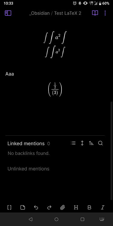 Latex - Dynamically sized parenthesis - Help - Obsidian Forum