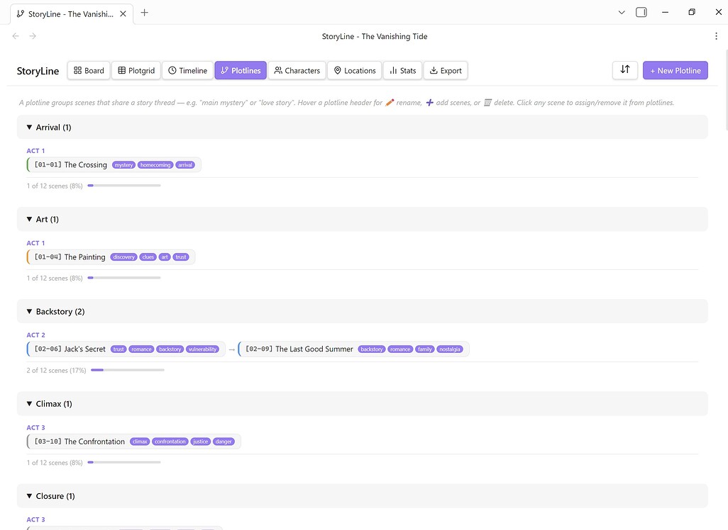 Plugin: StoryLine - Obsidian plugin for writers - Plugins - Obsidian Forum