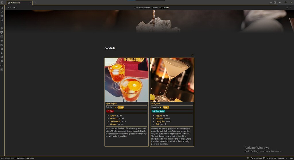 Cocktail Database using CocktailDB, Templater and Python - Knowledge ...