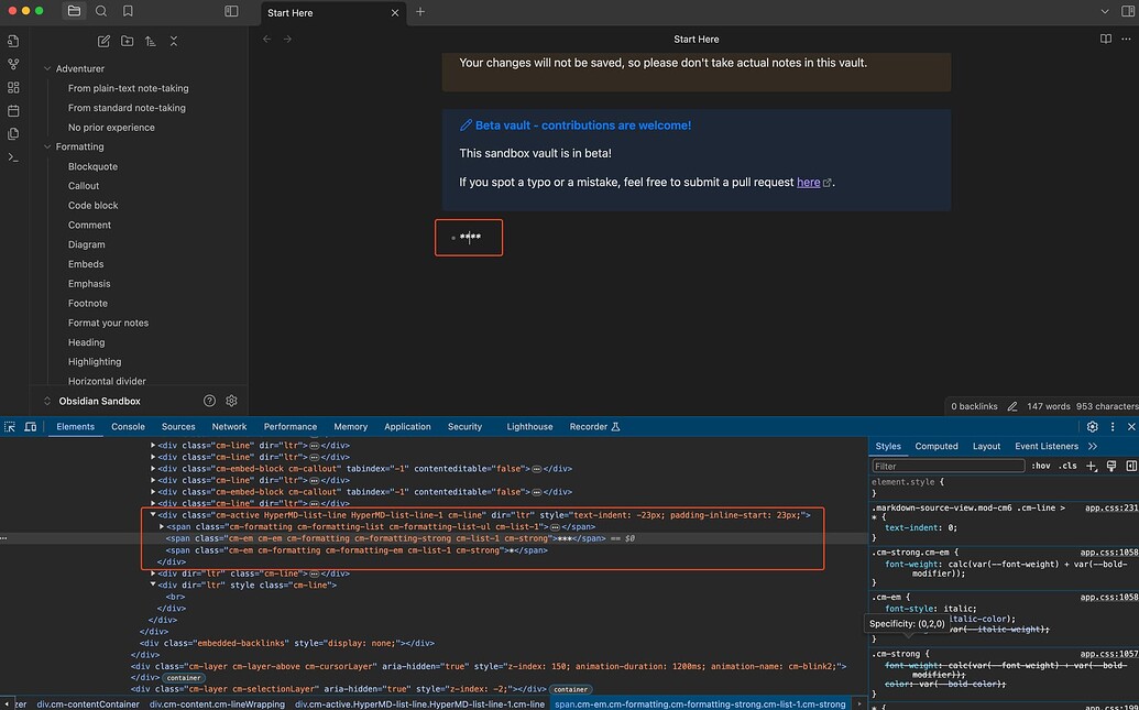 Bold is rendered incorrectly in list - Bug graveyard - Obsidian Forum