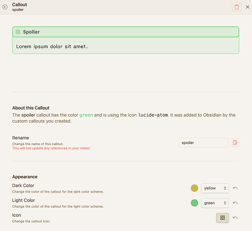 Obsidian Notes Icon Custom Custom icons for spoilers - Feature requests - Obsidian Forum