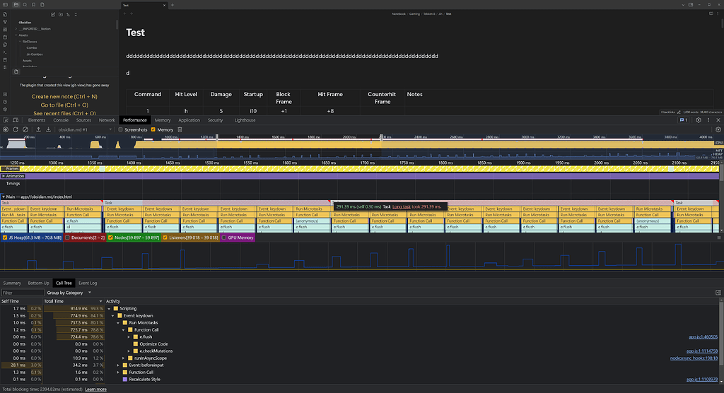 Large markdown table causes slowness - Bug reports - Obsidian Forum
