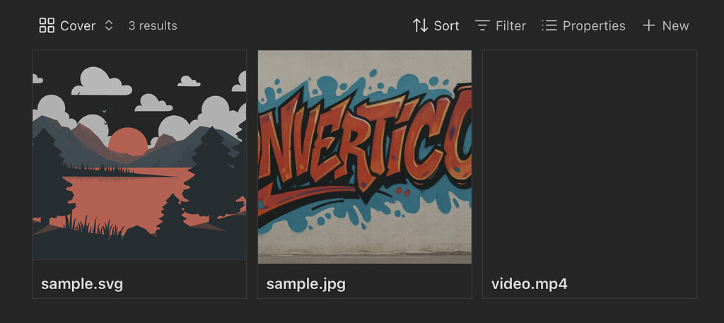 Bases: Video file thumbnails as card view covers - Feature requests ...