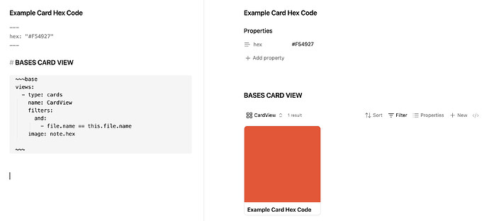 hex card