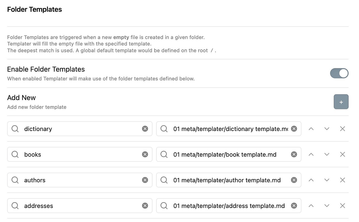 Folder Template (not Template Folder) - Feature requests - Obsidian Forum