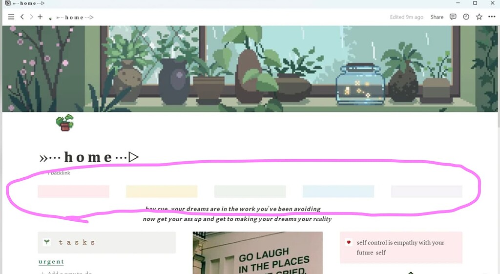 Found this horizontal bar with multiple-colored rectangles in notion ...