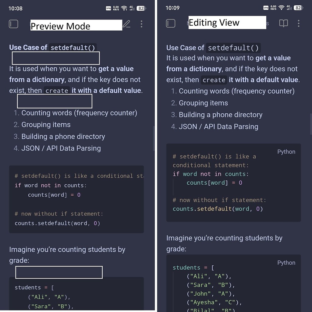 How to make preview mode look like editing view (no extra margins, keep ...