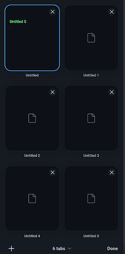 Bug Report_Tab Selection_Android