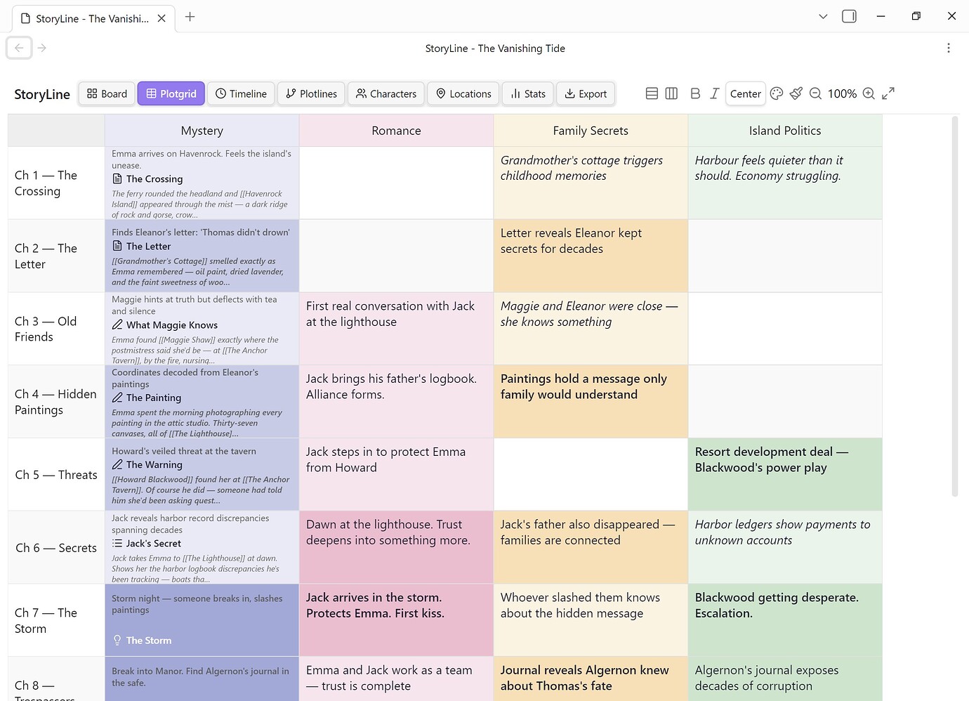 Plugin: StoryLine - Obsidian plugin for writers - Plugins - Obsidian Forum