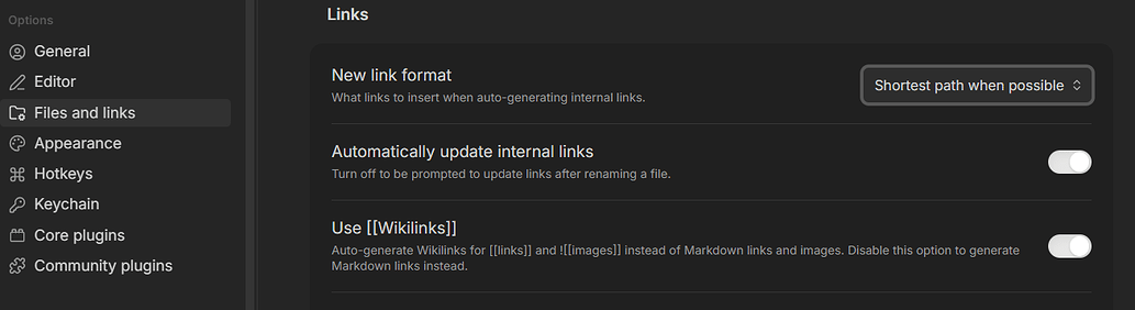 Can’t stop showing the full path in internal links - Help - Obsidian Forum