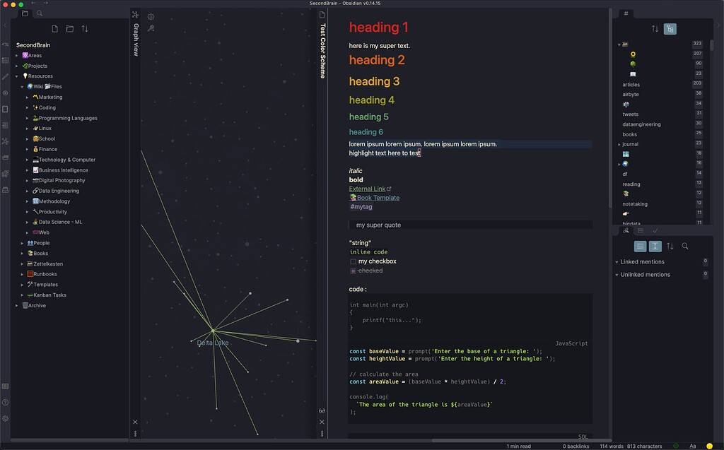 Kanagawa Theme (dark) - Share & showcase - Obsidian Forum