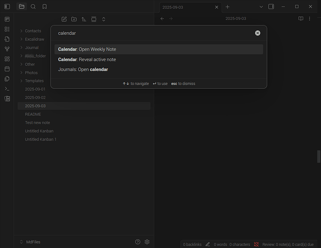 Calendar plugin not showing? - Help - Obsidian Forum