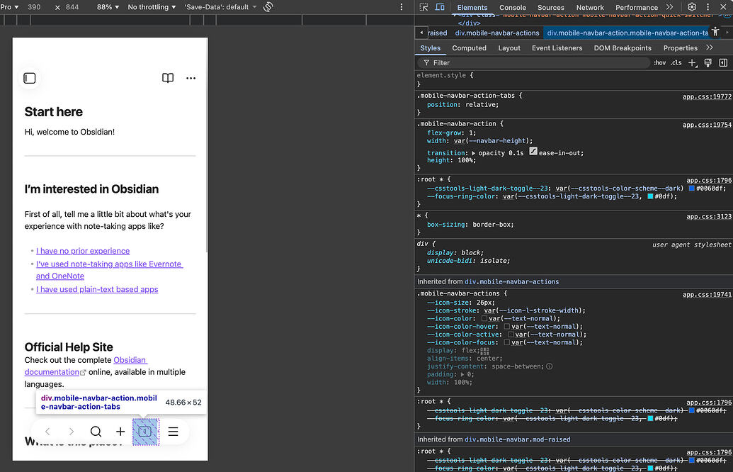 Obsidian CSS Inspector Workflow - Devs: Theme Design & Custom CSS ...