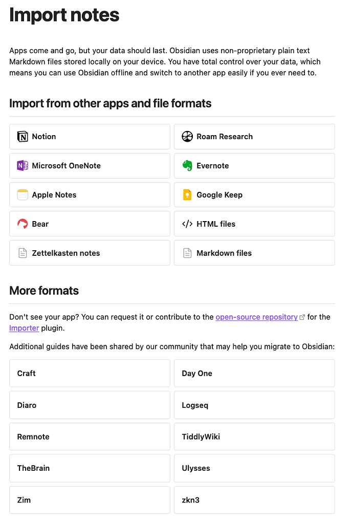 Obsidian's Importer Plugin Lets You Move Your Apple Notes to Any