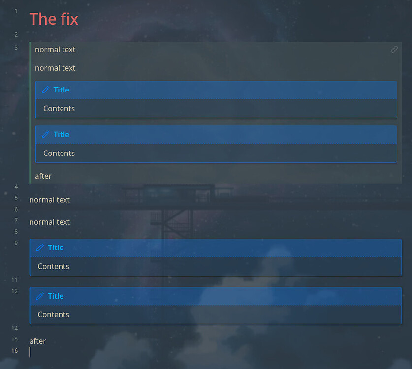 Callouts not properly rendering spacing in Live Preview - Bug graveyard ...