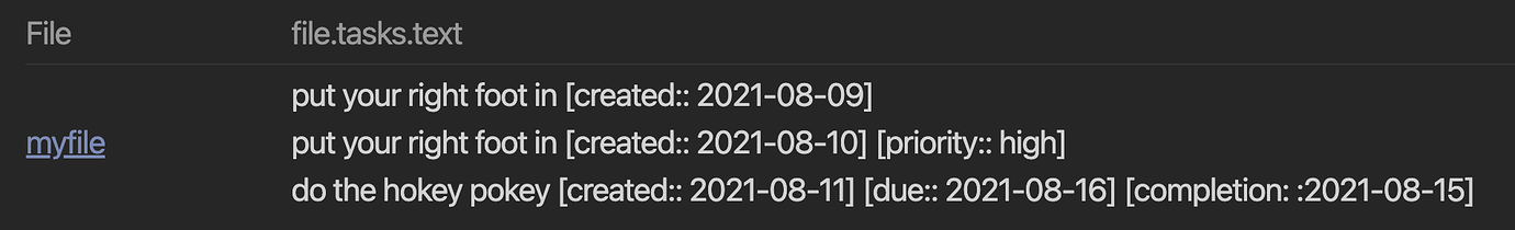 Create Dataview Table Of Multiple Tasks Within Notes Help Obsidian 