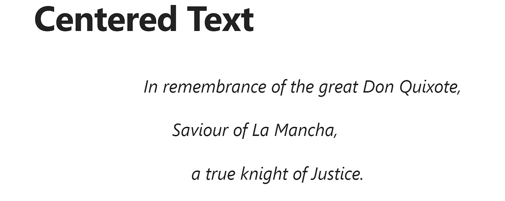 Why is this Text Centered? - Help - Obsidian Forum