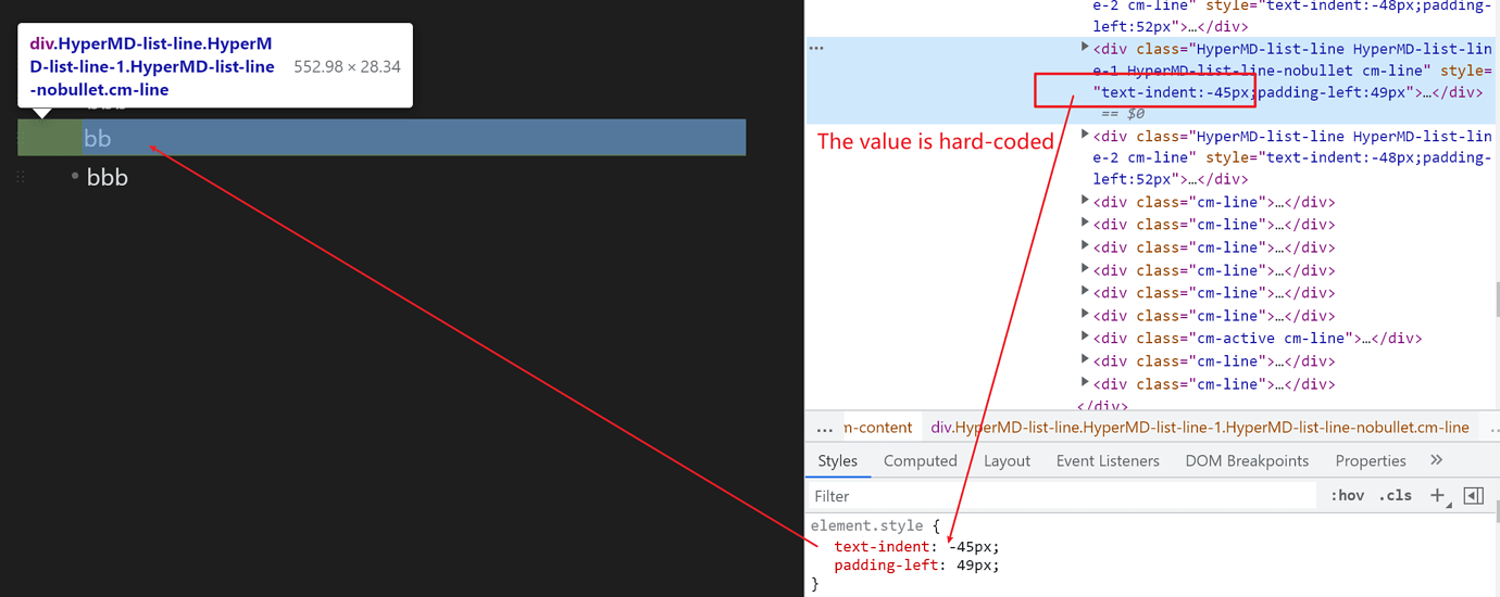 inline-line-break-shift-enter-in-a-list-sightly-not-get-aligned-in