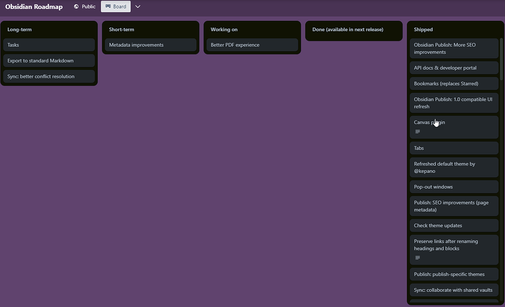 Canvas development has stopped? Basement Obsidian Forum