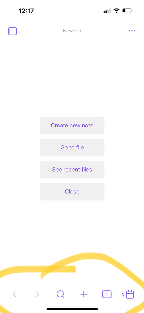 Any way to hide the bottom toolbar buttons on iOS! - Help - Obsidian Forum