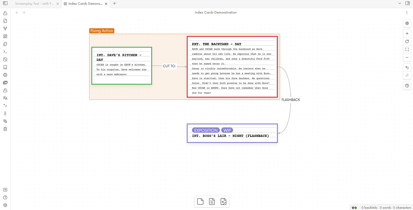 PRO Screenwriting Snippet Write Screenplays in Markdown, Fountain