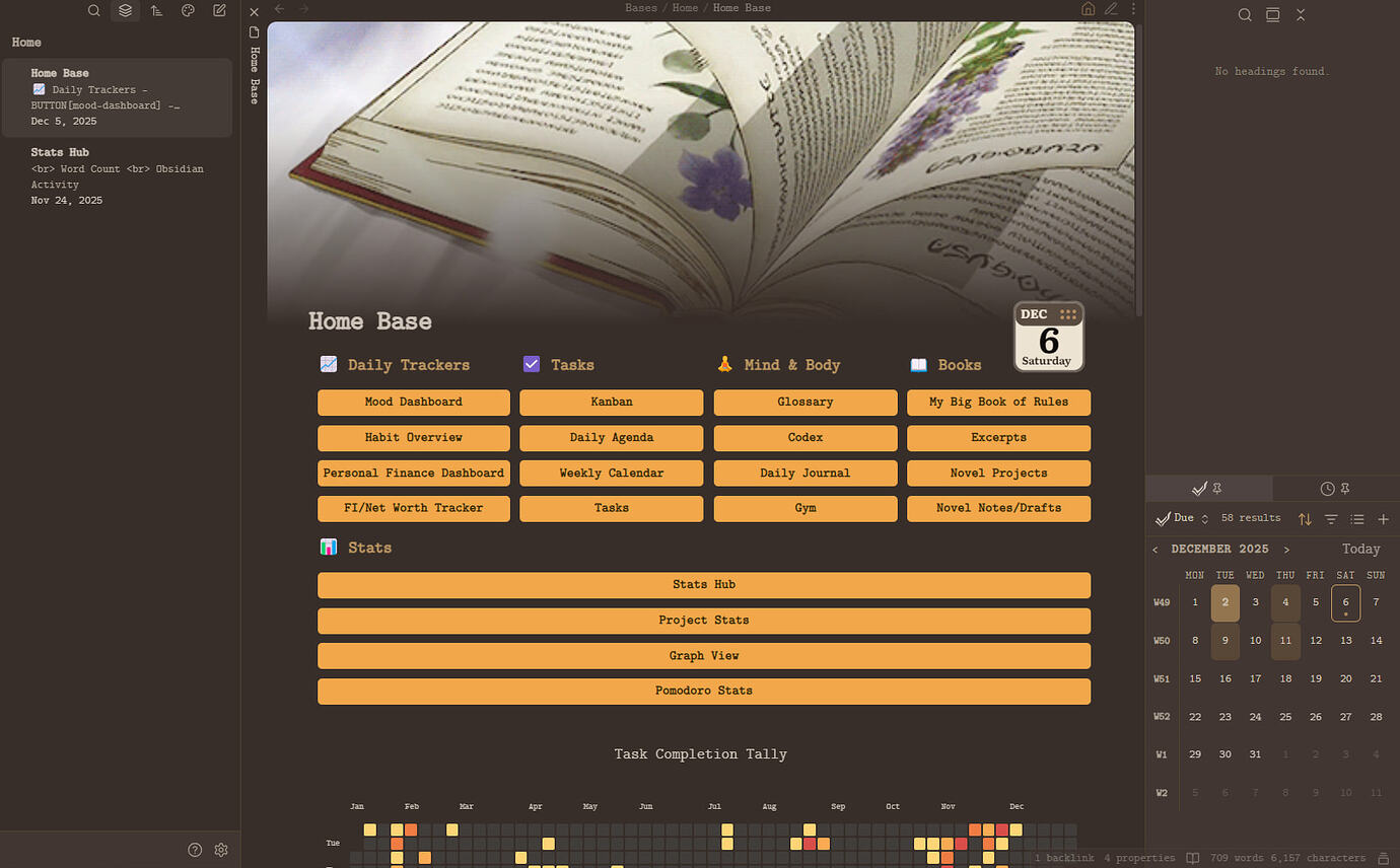 My Home Base Tutorial - Share & showcase - Obsidian Forum