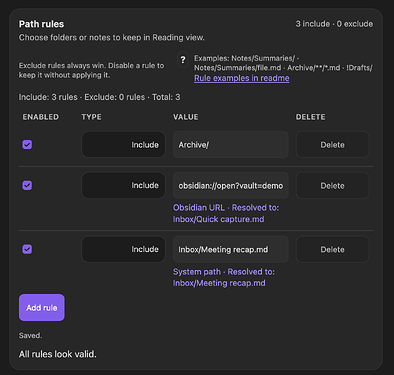 Read-Only-View-path-rules