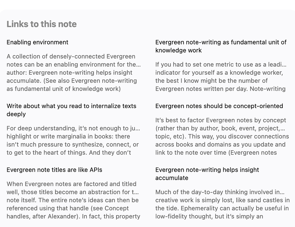 Plugin for Links to Notes - Help - Obsidian Forum
