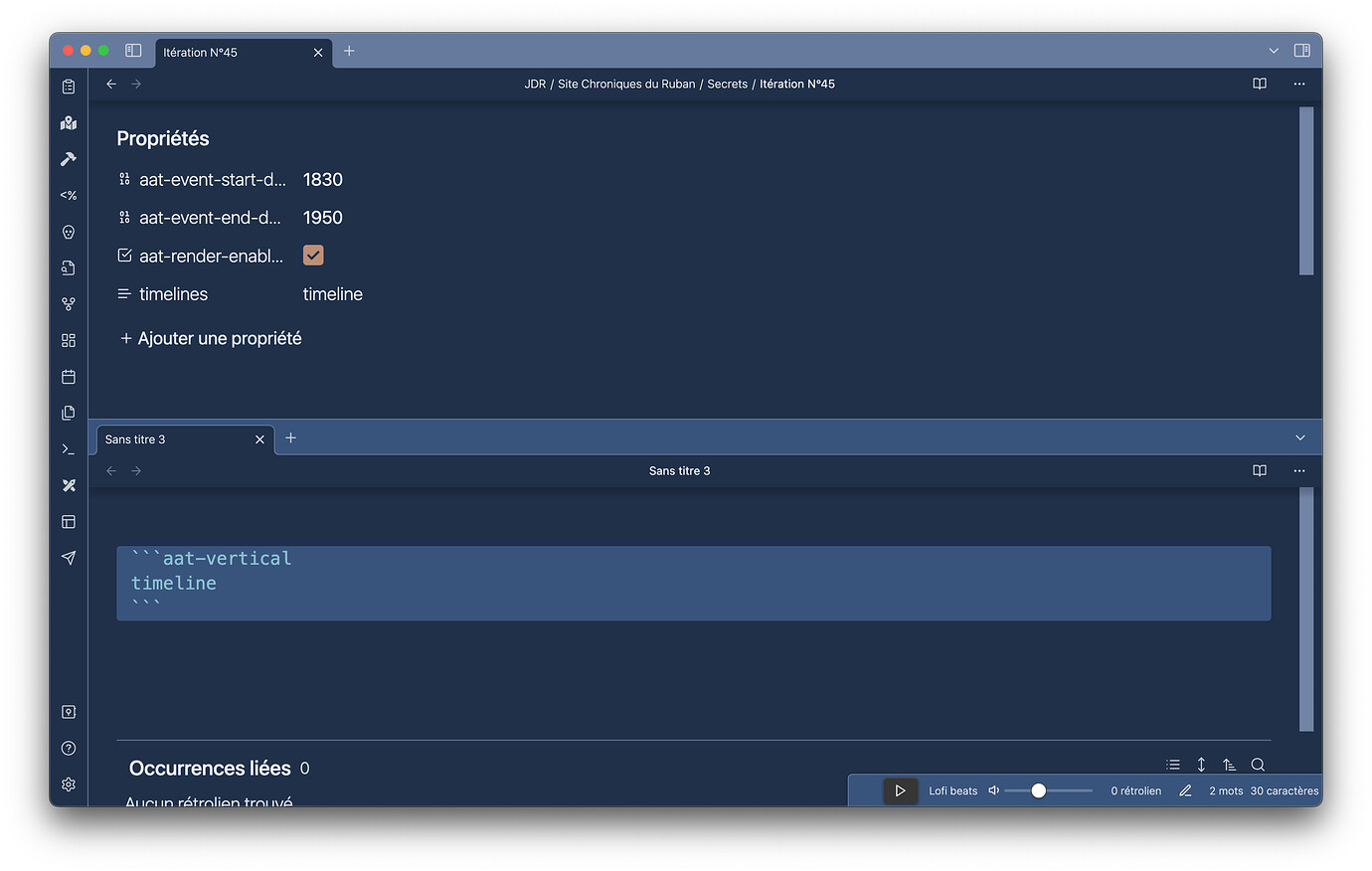 What am I doing wrong? Aprils automatic timelines - Help - Obsidian Forum