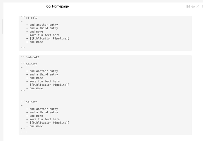 The all encompassing Obsidian homepage template (at least I hope so