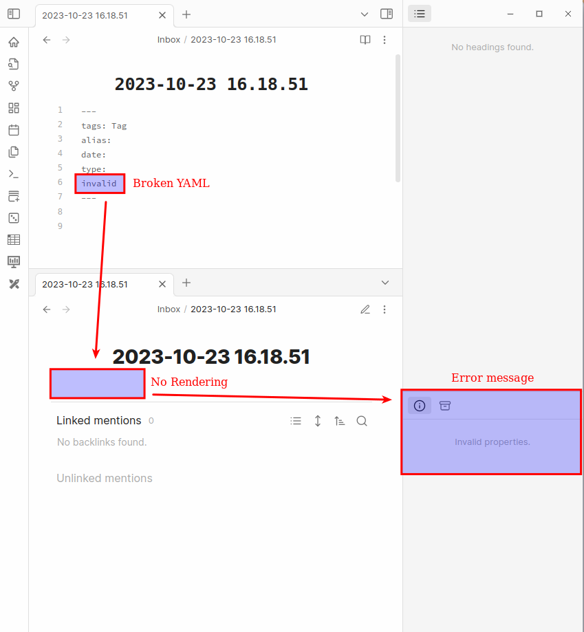 YAMS code disappearing in reader mode im desperate ( Help
