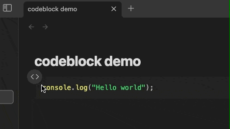 codeblock demo - TESTING-PLUGINS - Obsidian v1.4.6-2023-09-06