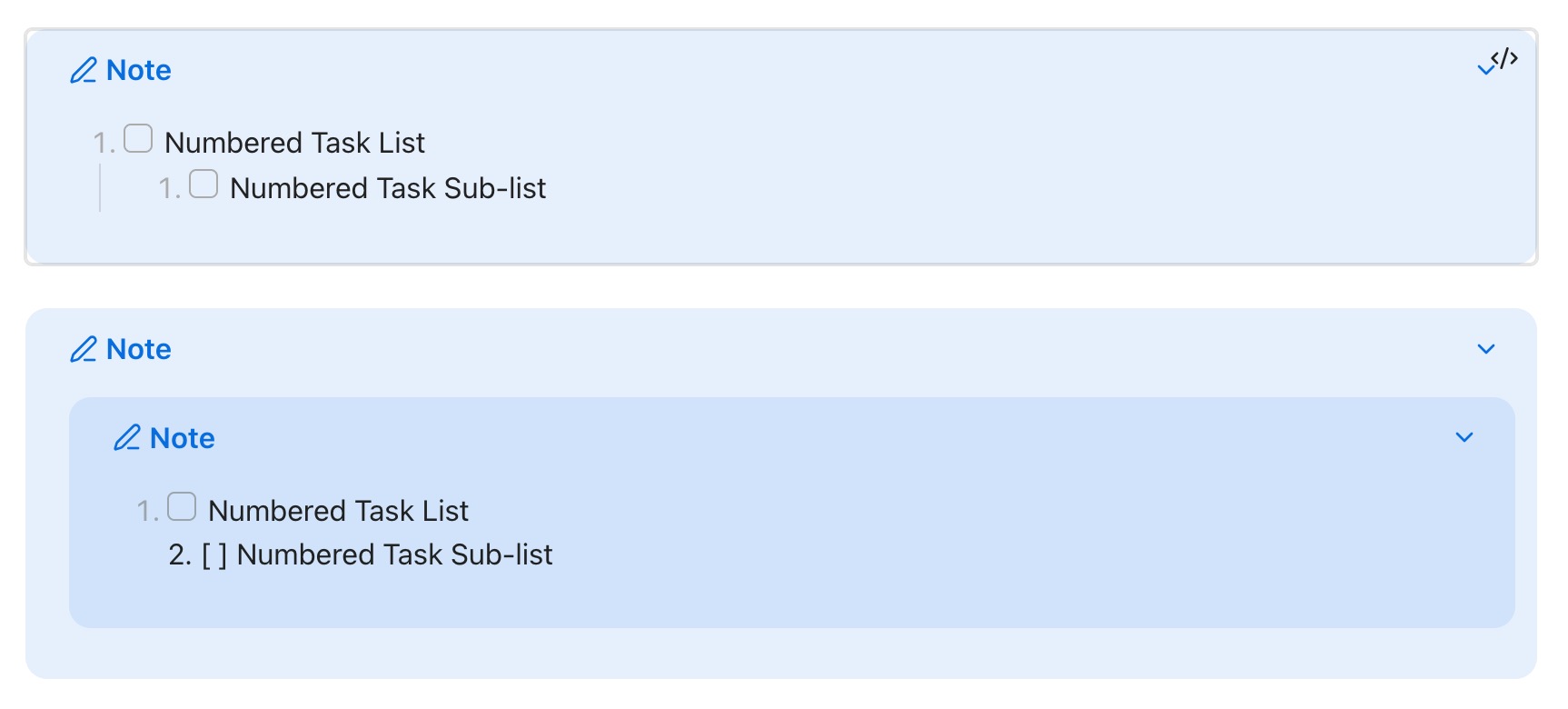 Nested callout cannot render sub-checkbox - Bug reports - Obsidian Forum