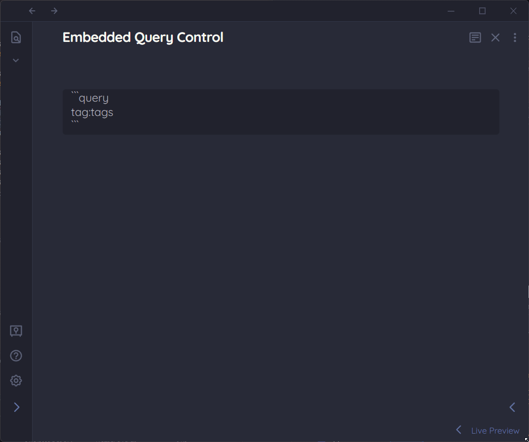 embedded-query-control