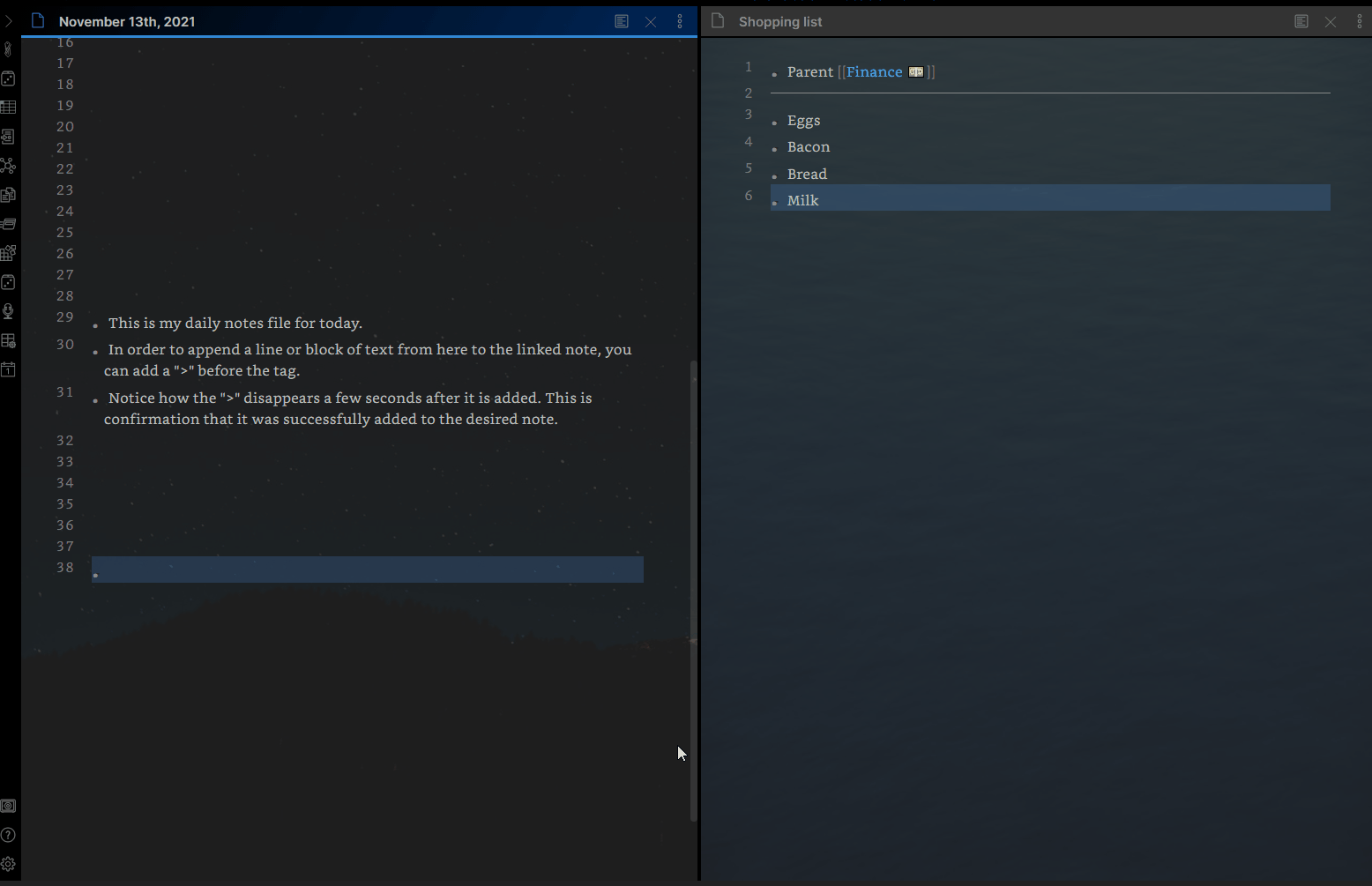 I Made A Program That Lets You Write To Other Notes From Inside Your