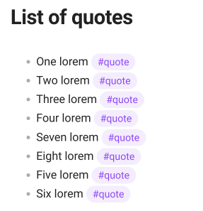 List of quotes