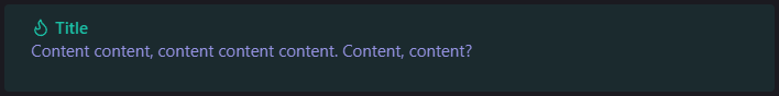 Content without snippet