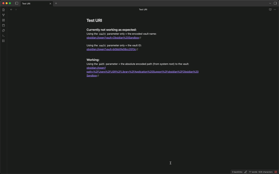 URI path parameter