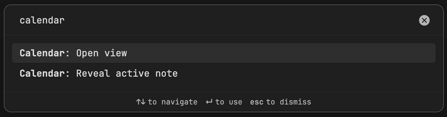 Calendar plugin not showing? - Help - Obsidian Forum