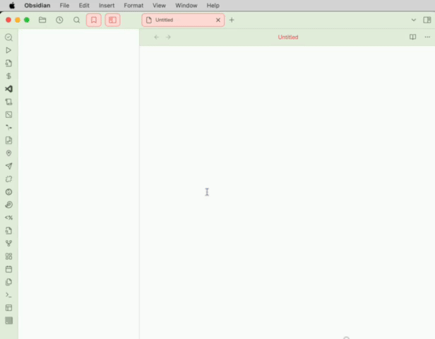Obsidian Bookmarks bug