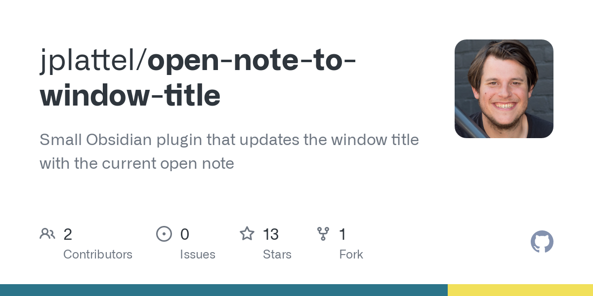 Set Obsidian Window Title To Active Document Bug Graveyard Obsidian Set Obsidian Window Title To Active Document Bug Graveyard Obsidian