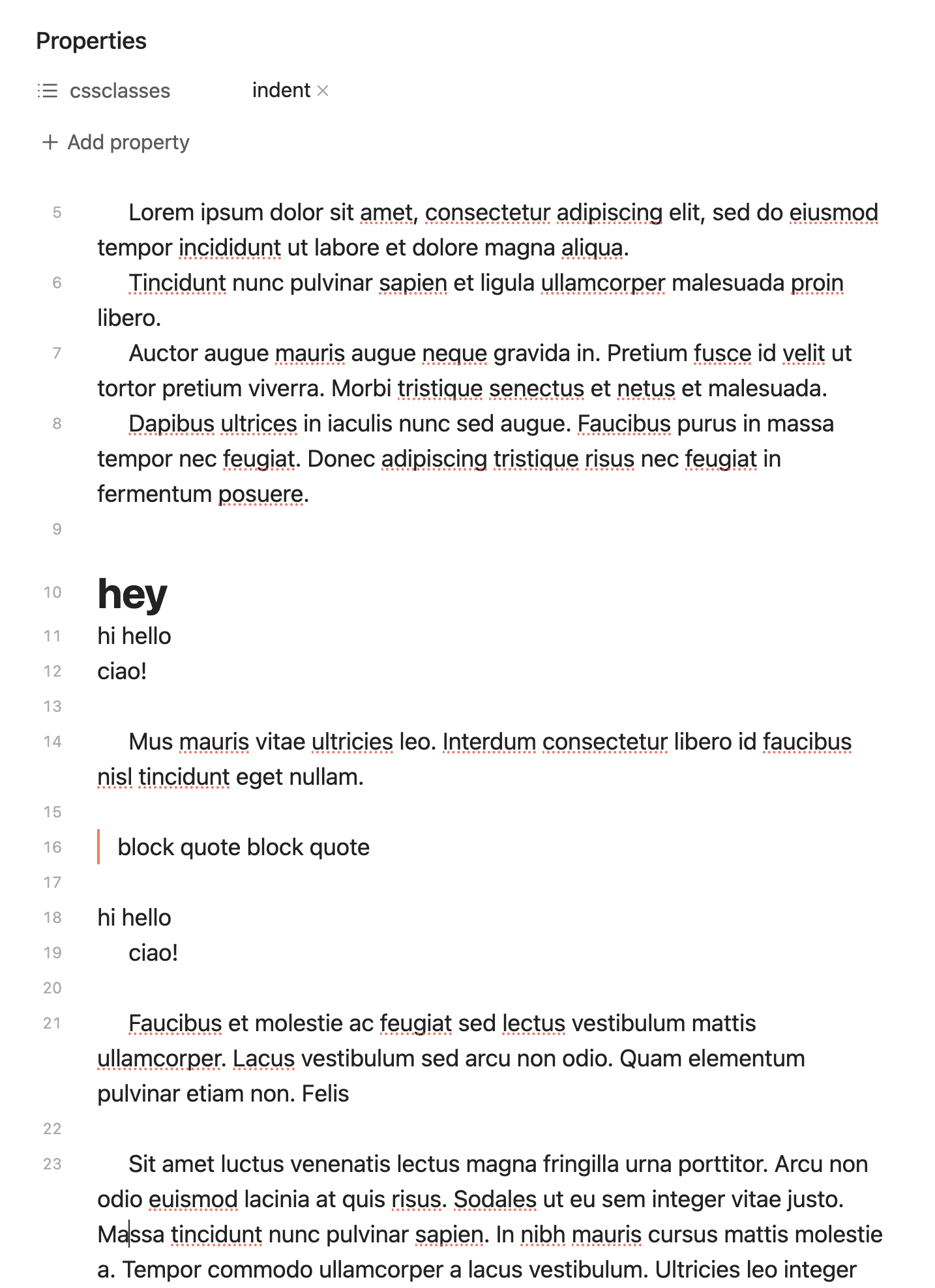 CSS Snippet Indent not working - Custom CSS & Theme Design - Obsidian Forum