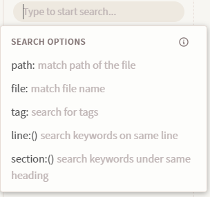 search filters